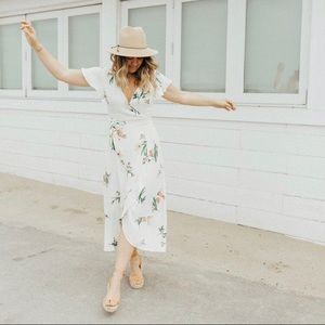 SOLD Melia Maxi Dress in Ivory